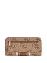 GUESS 2 USCITA Portafoglio Guess Erenia 4G logo- Marrone Marrone